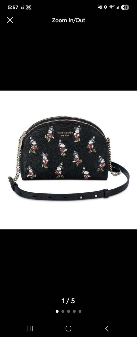 2022 Disney Kate Spade Minnie Mouse Crossbody Bag - NEW